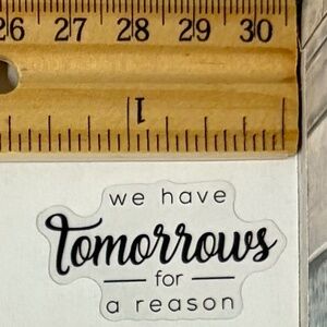 🌀10/$10🌀 Translucent Black Poem Quote Reusable Waterproof Vinyl Sticker Decal